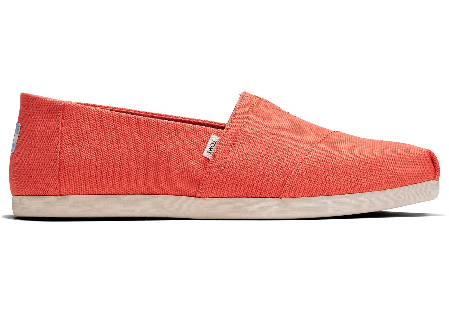 Toms Classics Canvas - Mens Alpargata Espadrilles - Coral/Brown Orange - NZ - 940821DLQ